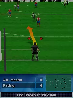 Spanish Football League 2009 3D Java Game Image 3
