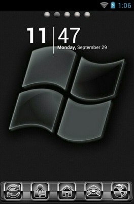 Windows Logo Go Launcher Android Theme Image 1