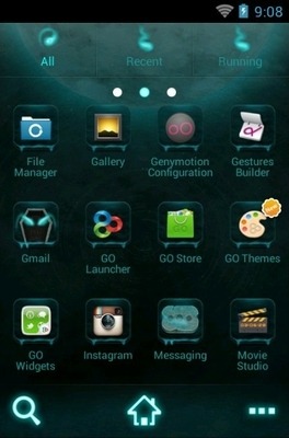 His Head Go Launcher Android Theme Image 3