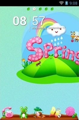 Spring Go Launcher Android Theme Image 2