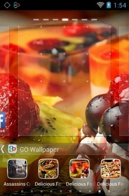 Delicious Food Go Launcher Android Theme Image 2