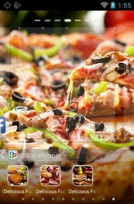 Delicious Food Go Launcher Android Theme Image 3