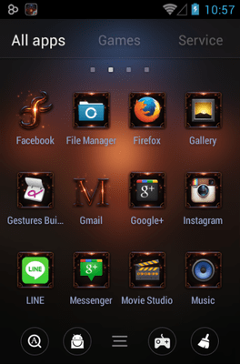 Darkon II Go Launcher Android Theme Image 3