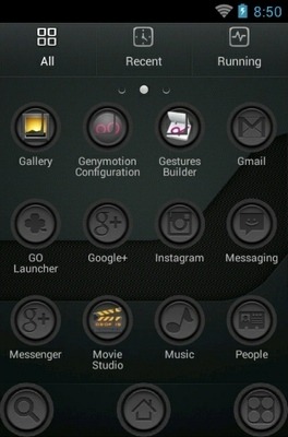 Carbon Android Go Launcher Android Theme Image 3