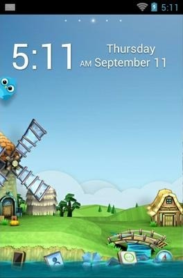 Gfarm Go Launcher Android Theme Image 1