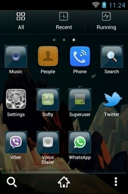 Abstract Mountain Go Launcher Android Theme Image 3