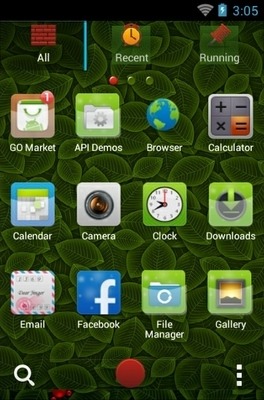 Cherries Go Launcher Android Theme Image 3