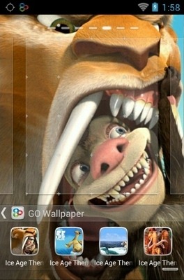Ice Age Go Launcher Android Theme Image 2