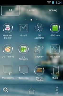 Fish Bowl City Go Launcher Android Theme Image 3