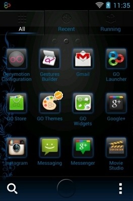 Neon Beauty Go Launcher Android Theme Image 3