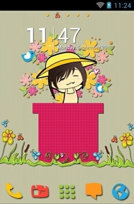 Spring Time Go Launcher Android Theme Image 1