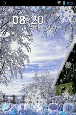 Winter Go Launcher Android Theme Image 1
