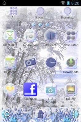 Winter Go Launcher Android Theme Image 3