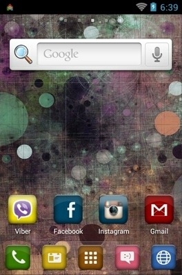 Dots Circle Colorful Go Launcher Android Theme Image 2