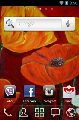 Poppie Painting Go Launcher Android Theme Image 2