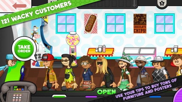 Papa&#039;s Donuteria To Go! Android Game Image 2
