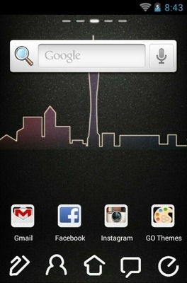 Z Tower Free Go Launcher Android Theme Image 2