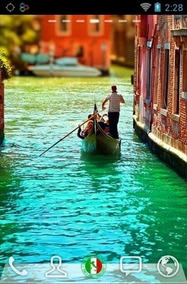 Lovely Venice Go Launcher Android Theme Image 1