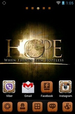 Hope Go Launcher Android Theme Image 2