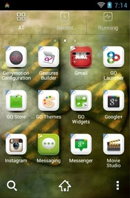 Radioactiv Go Launcher Android Theme Image 3