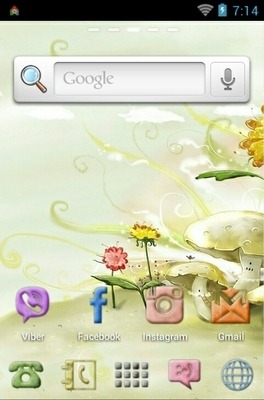 Toony Go Launcher Android Theme Image 2