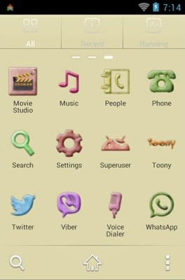 Toony Go Launcher Android Theme Image 3