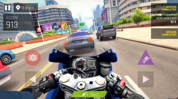 Real Moto Rider: Traffic Race Android Game Image 2