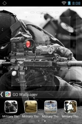 Military Go Launcher Android Theme Image 3