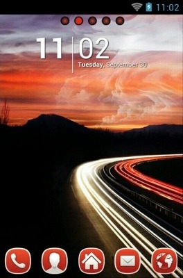 Rush Hour Go Launcher Android Theme Image 1