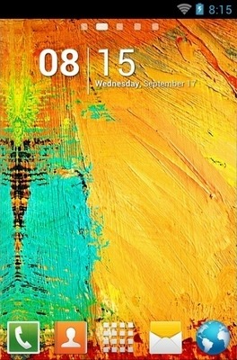 Galaxy Note Go Launcher Android Theme Image 1