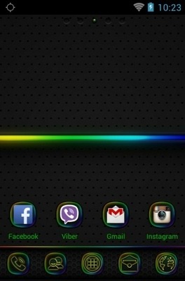 Neon Go Launcher Android Theme Image 2