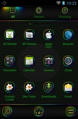 Neon Go Launcher Android Theme Image 3