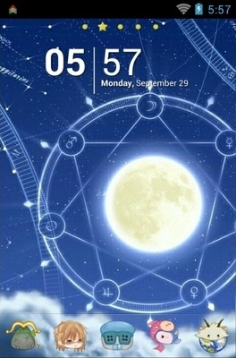 Signs Of The Zodiac Go Launcher Android Theme Image 1