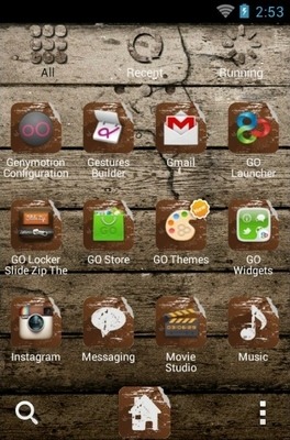 ZT Wood Go Launcher Android Theme Image 3