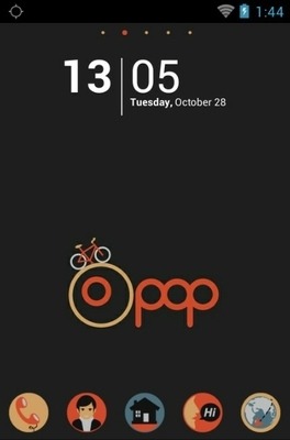 Pop Go Launcher Android Theme Image 1