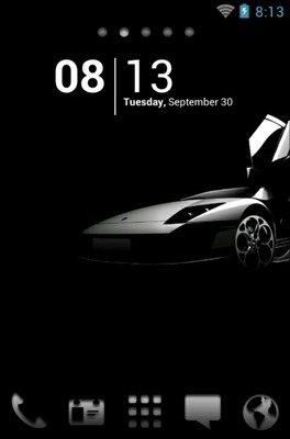 Lamborghini Go Launcher Android Theme Image 1