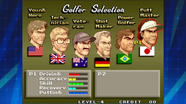 BIG TOURNAMENT GOLF ACA NEOGEO Android Game Image 2