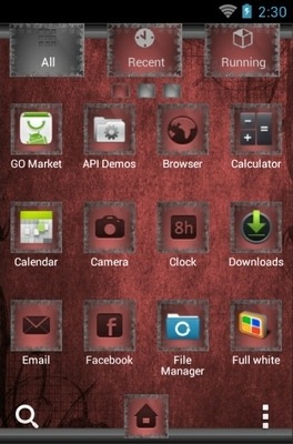 Bat Romance Go Launcher Android Theme Image 2