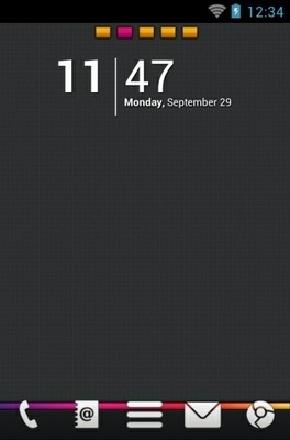 Color Box Go Launcher Android Theme Image 1