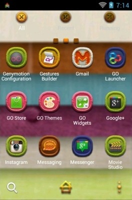 Colorful Stripes Go Launcher Android Theme Image 3