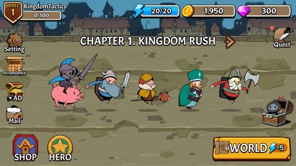 Kingdom Tactics Android Game Image 4