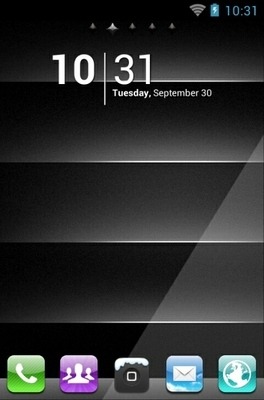 iPhone Go Launcher Android Theme Image 1