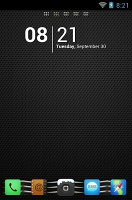 Matte Finish Go Launcher Android Theme Image 1