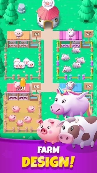 Merge Farm : Animal Rescue Android Game Image 3