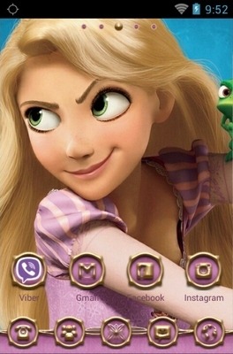Tangled Go Launcher Android Theme Image 2