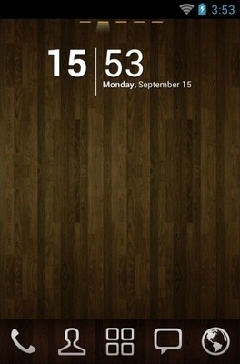 Wood Go Launcher Android Theme Image 1