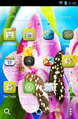 Butterfly Go Launcher Android Theme Image 3