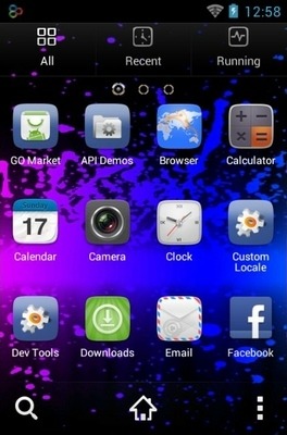 Splash Go Launcher Android Theme Image 3