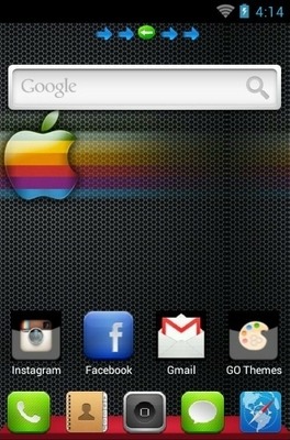 iPhone Go Launcher Android Theme Image 2