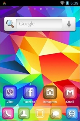 Geometrical Abstract  Go Launcher Android Theme Image 2